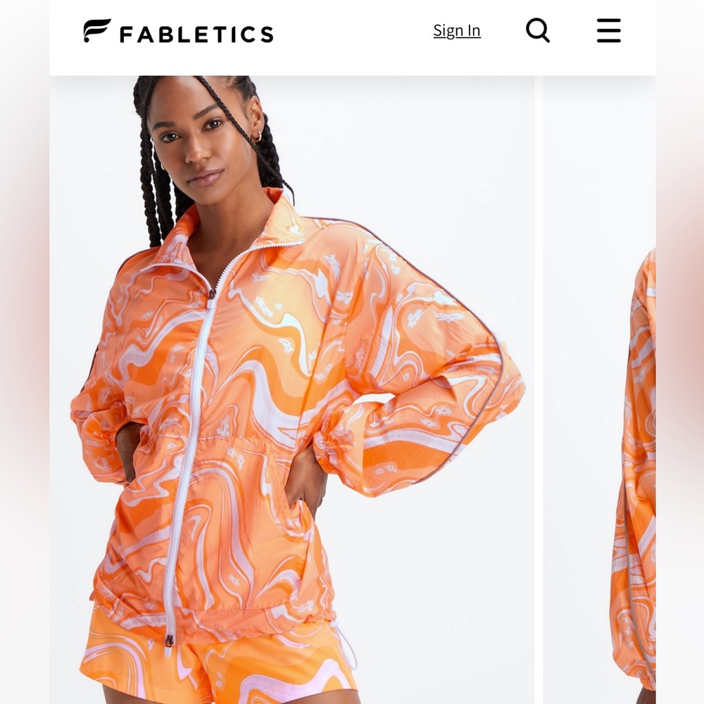 Windbreaker jacket oversized